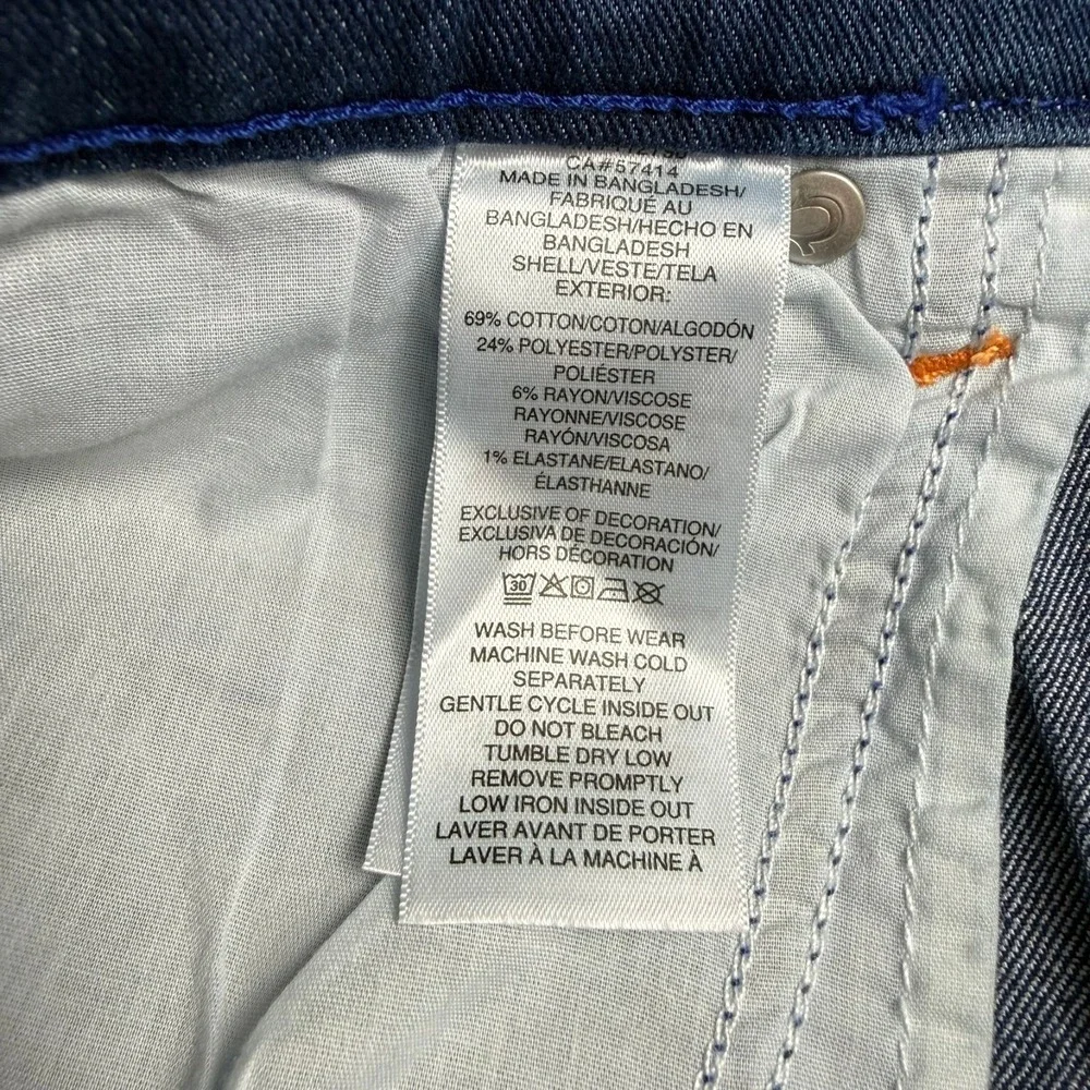 True Religion Rocco Relaxed Skinny Jean Shorts Mens 36 Blue Raw Hem $124 New NWT
